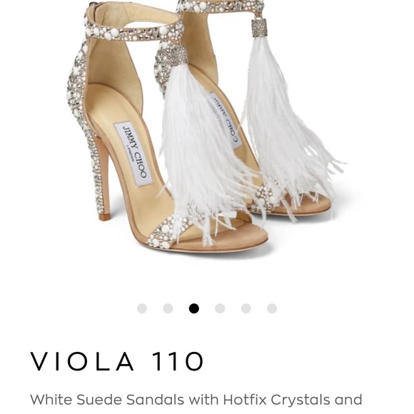 Size 9 jimmy choo heels silver - Picture 1 of 2